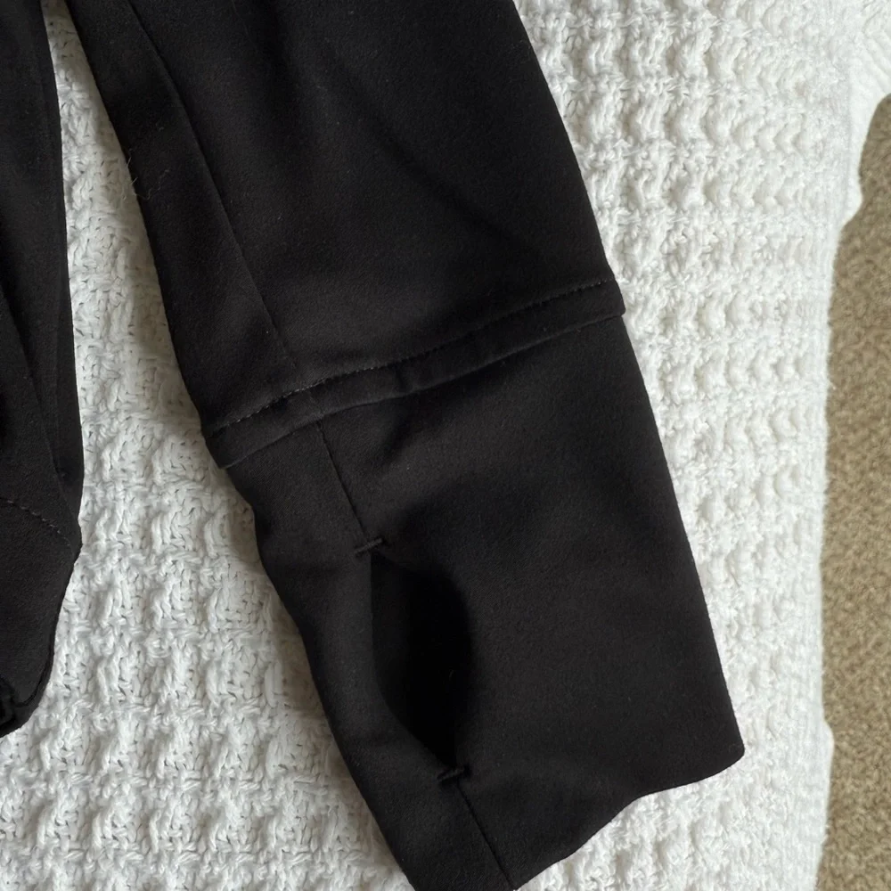 Loft Lou and Gray Black athletic zip up jacket size small - Picture 4 of 5